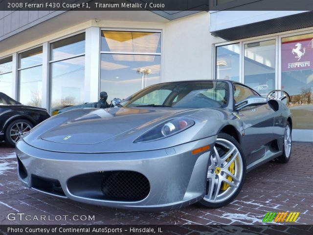 2008 Ferrari F430 Coupe F1 in Titanium Metallic