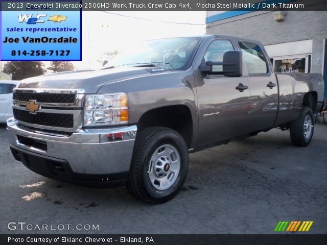 2013 Chevrolet Silverado 2500HD Work Truck Crew Cab 4x4 in Mocha Steel Metallic
