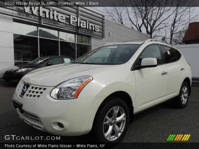 2010 Nissan Rogue SL AWD in Phantom White