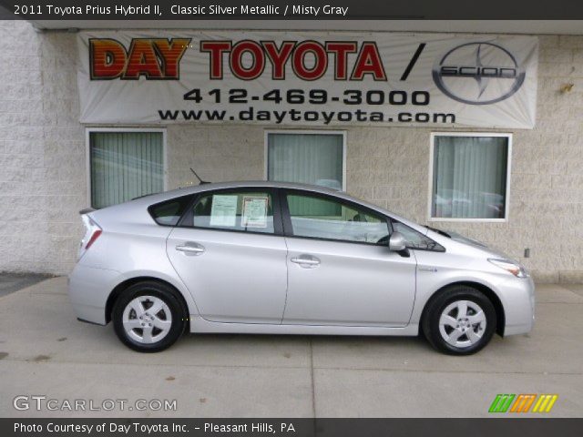 2011 Toyota Prius Hybrid II in Classic Silver Metallic