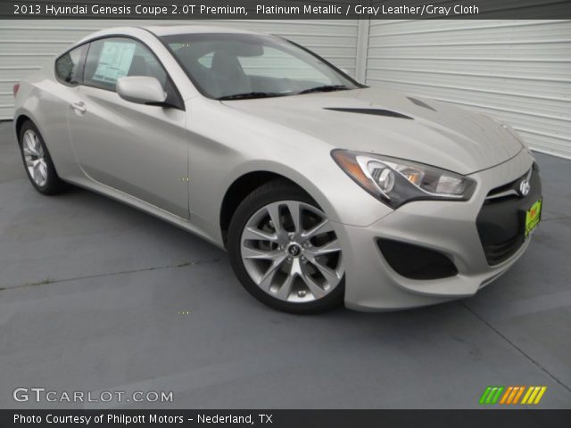 2013 Hyundai Genesis Coupe 2.0T Premium in Platinum Metallic