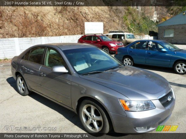 2007 Hyundai Sonata SE V6 in Steel Gray