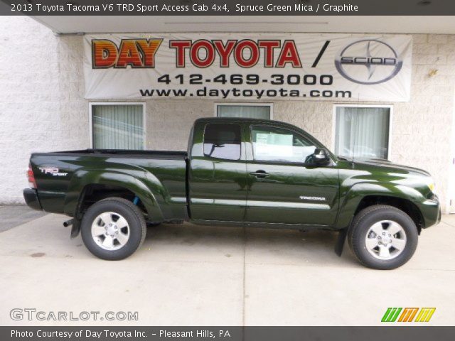 2013 Toyota Tacoma V6 TRD Sport Access Cab 4x4 in Spruce Green Mica