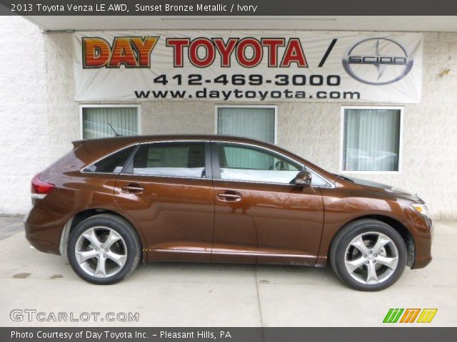 2013 Toyota Venza LE AWD in Sunset Bronze Metallic