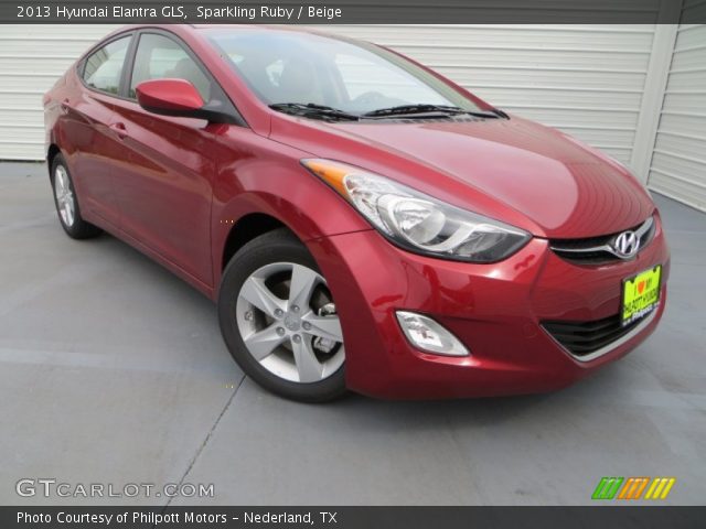 2013 Hyundai Elantra GLS in Sparkling Ruby