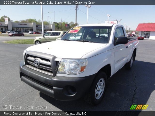 2009 Toyota Tacoma Regular Cab in Super White