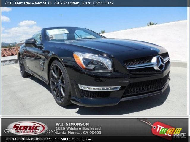 2013 Mercedes-Benz SL 63 AMG Roadster in Black