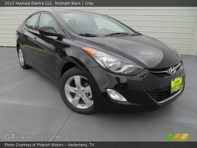 2013 Hyundai Elantra GLS in Midnight Black