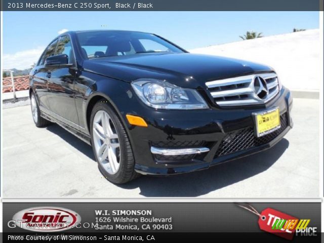 2013 Mercedes-Benz C 250 Sport in Black