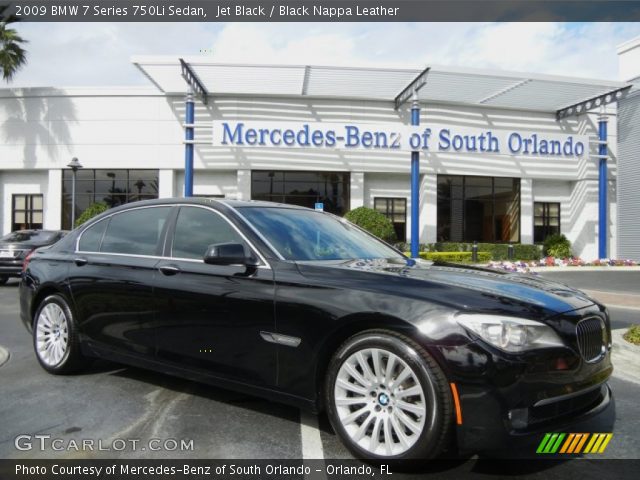 2009 BMW 7 Series 750Li Sedan in Jet Black
