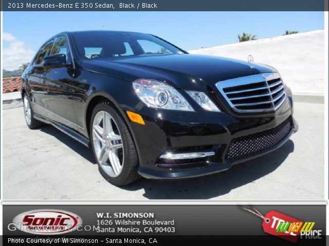 2013 Mercedes-Benz E 350 Sedan in Black