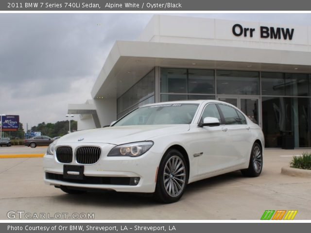 2011 BMW 7 Series 740Li Sedan in Alpine White