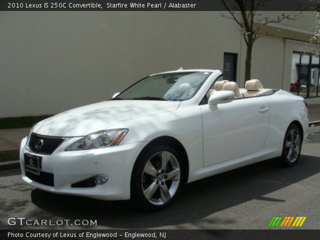 2010 Lexus IS 250C Convertible in Starfire White Pearl