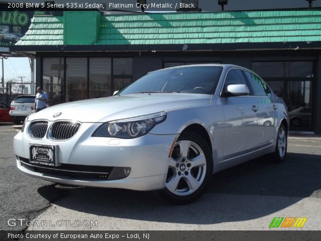 2008 BMW 5 Series 535xi Sedan in Platinum Grey Metallic