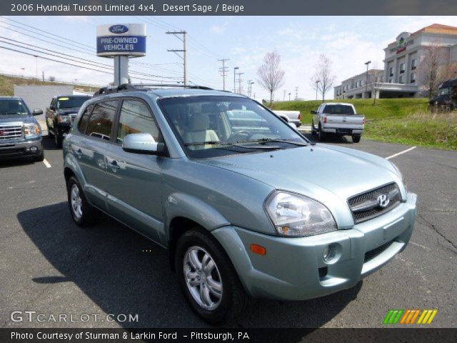 2006 Hyundai Tucson Limited 4x4 in Desert Sage