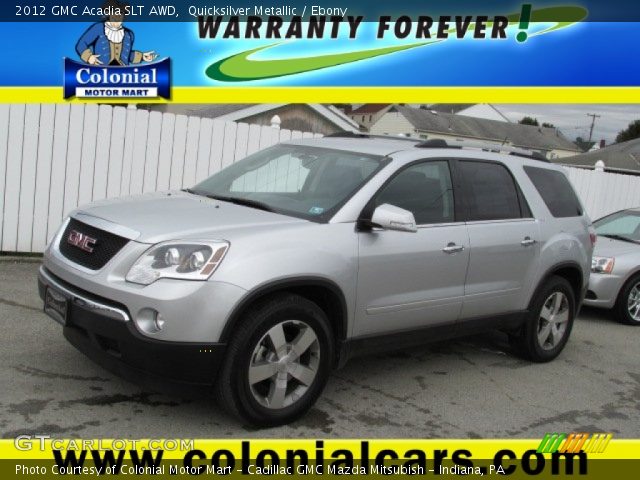 2012 GMC Acadia SLT AWD in Quicksilver Metallic