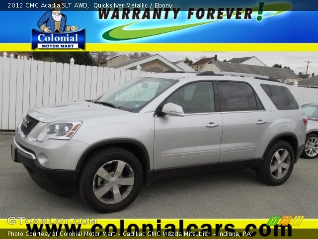 2012 GMC Acadia SLT AWD in Quicksilver Metallic
