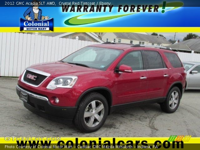 2012 GMC Acadia SLT AWD in Crystal Red Tintcoat