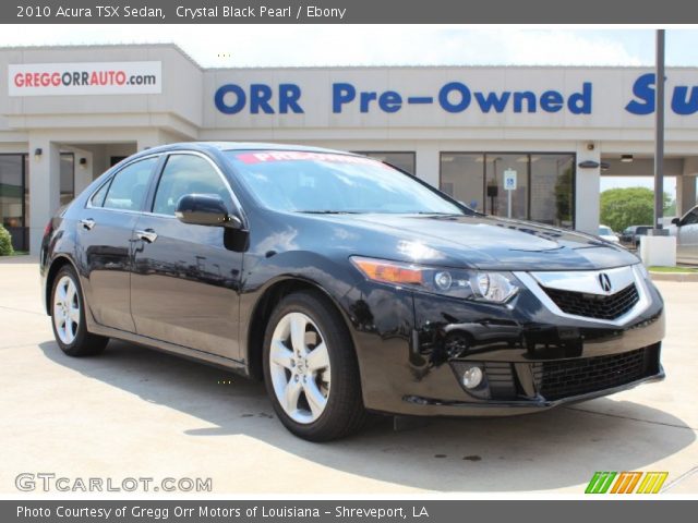 2010 Acura TSX Sedan in Crystal Black Pearl