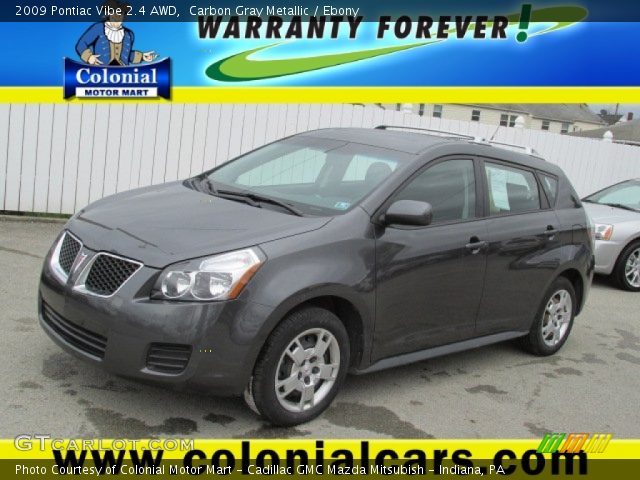 2009 Pontiac Vibe 2.4 AWD in Carbon Gray Metallic