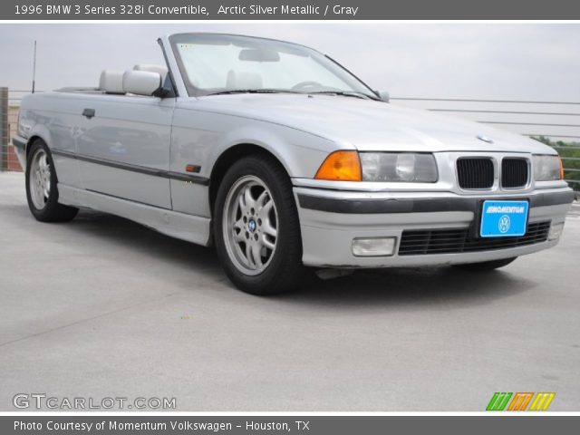 1996 BMW 3 Series 328i Convertible in Arctic Silver Metallic