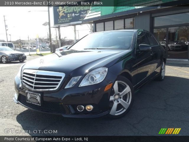 2010 Mercedes-Benz E 350 4Matic Sedan in Black