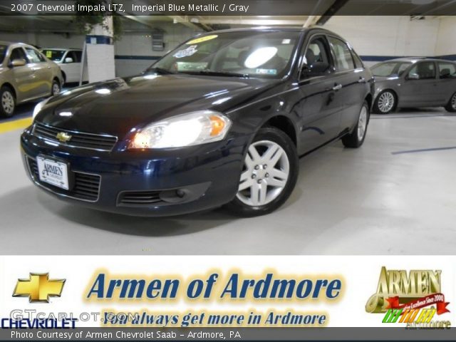 2007 Chevrolet Impala LTZ in Imperial Blue Metallic