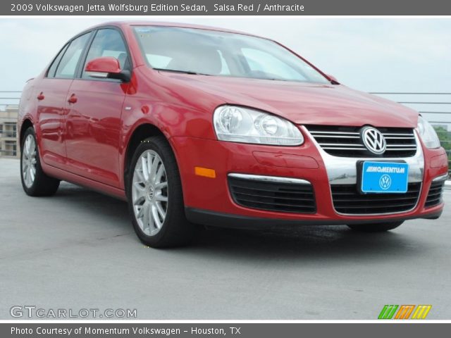 2009 Volkswagen Jetta Wolfsburg Edition Sedan in Salsa Red