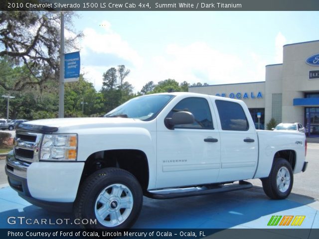 2010 Chevrolet Silverado 1500 LS Crew Cab 4x4 in Summit White