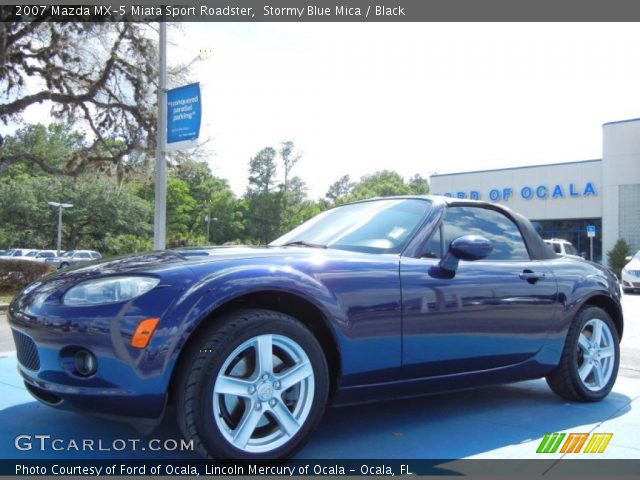 2007 Mazda MX-5 Miata Sport Roadster in Stormy Blue Mica