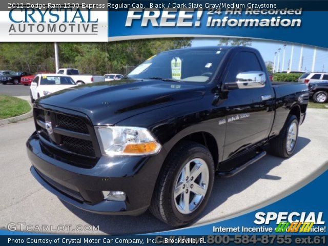 2012 Dodge Ram 1500 Express Regular Cab in Black