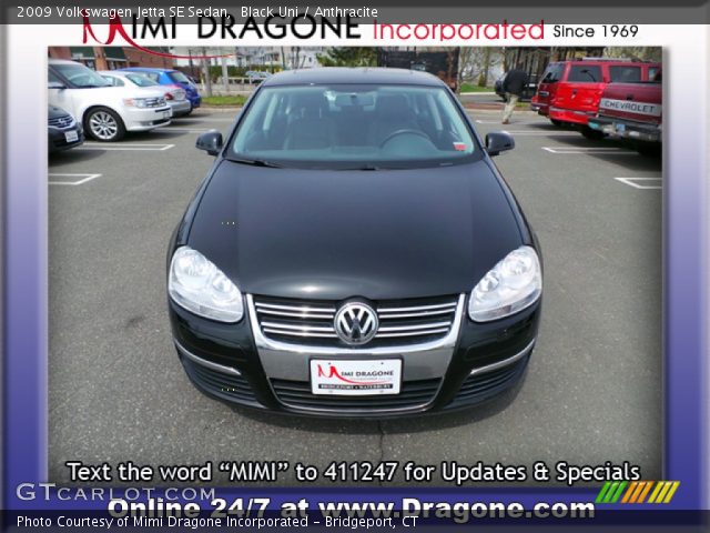 2009 Volkswagen Jetta SE Sedan in Black Uni