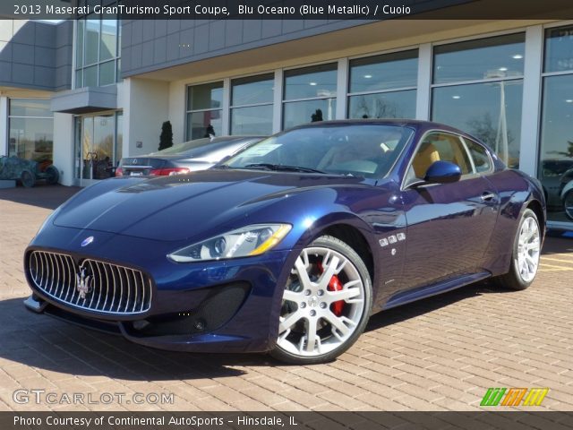 2013 Maserati GranTurismo Sport Coupe in Blu Oceano (Blue Metallic)