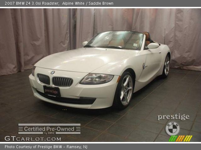 2007 BMW Z4 3.0si Roadster in Alpine White