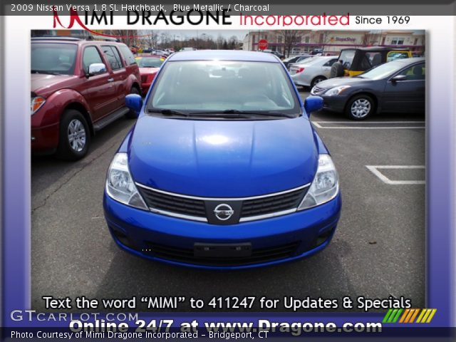 2009 Nissan Versa 1.8 SL Hatchback in Blue Metallic