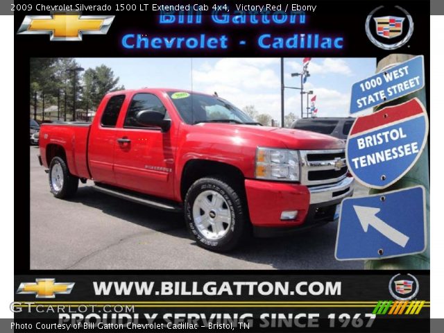 2009 Chevrolet Silverado 1500 LT Extended Cab 4x4 in Victory Red