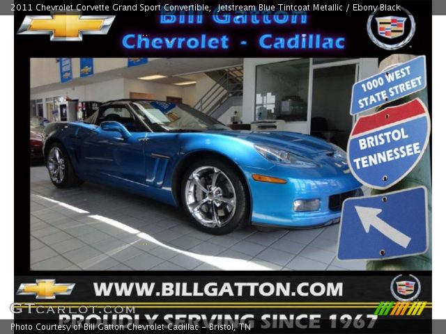 2011 Chevrolet Corvette Grand Sport Convertible in Jetstream Blue Tintcoat Metallic