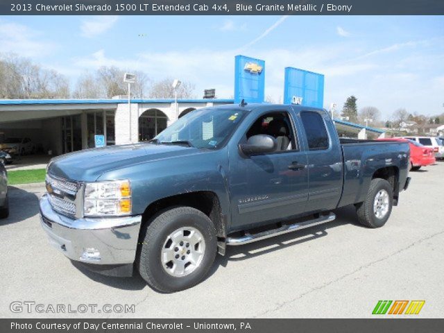 2013 Chevrolet Silverado 1500 LT Extended Cab 4x4 in Blue Granite Metallic