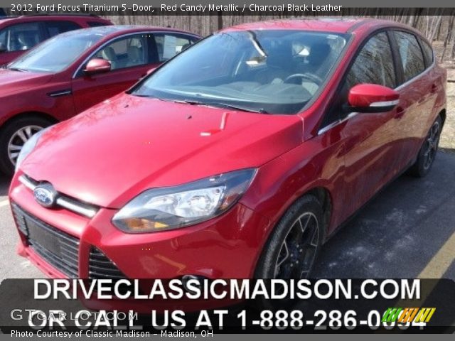 2012 Ford Focus Titanium 5-Door in Red Candy Metallic