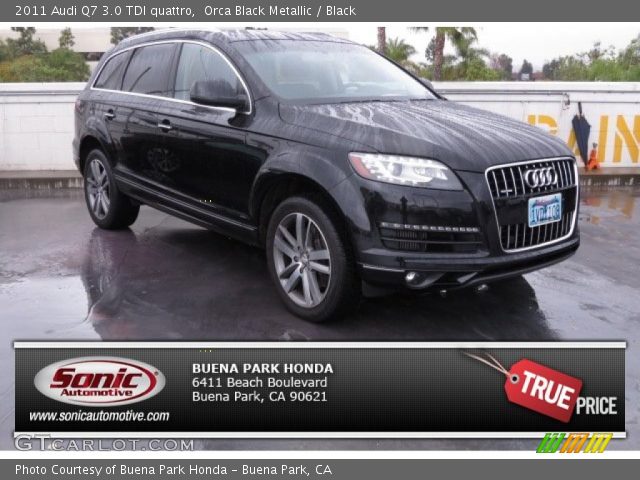 2011 Audi Q7 3.0 TDI quattro in Orca Black Metallic