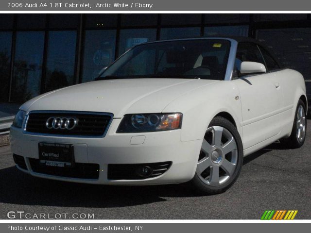2006 Audi A4 1.8T Cabriolet in Arctic White