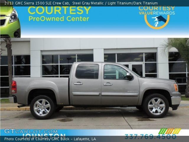 2013 GMC Sierra 1500 SLE Crew Cab in Steel Gray Metallic