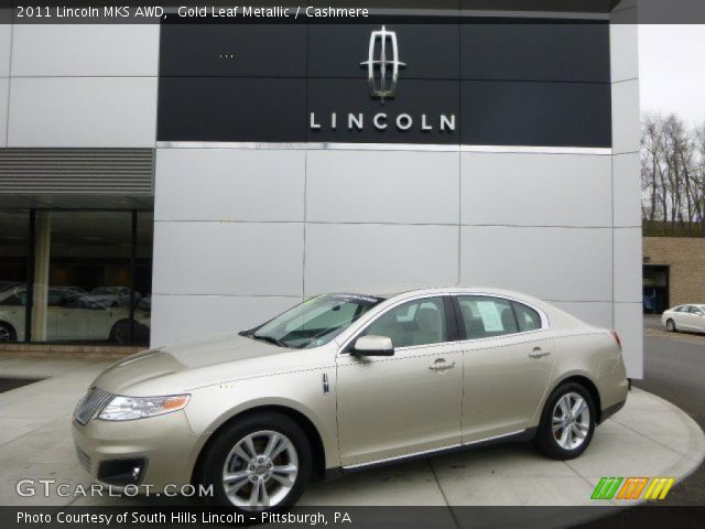 2011 Lincoln MKS AWD in Gold Leaf Metallic