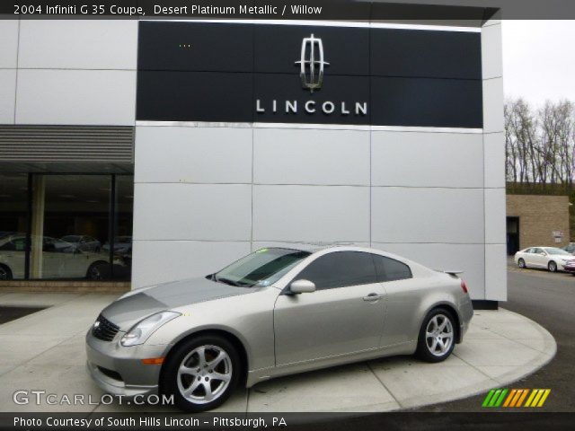 2004 Infiniti G 35 Coupe in Desert Platinum Metallic