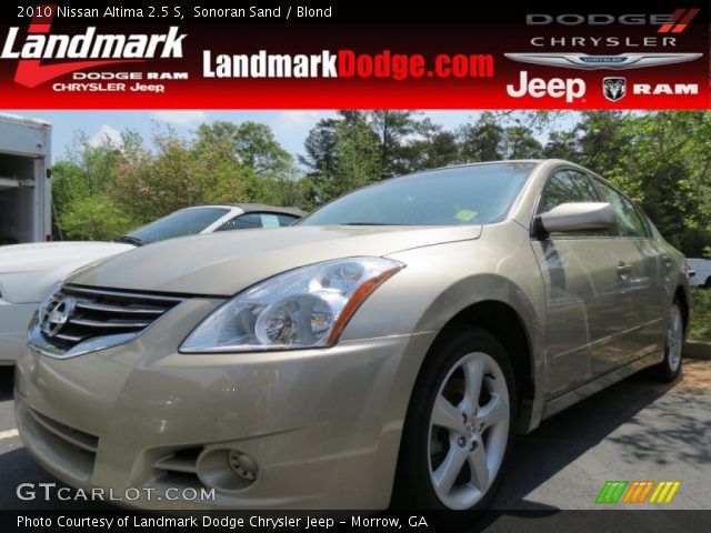 2010 Nissan Altima 2.5 S in Sonoran Sand