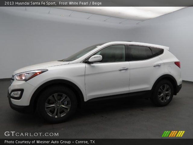 2013 Hyundai Santa Fe Sport in Frost White Pearl