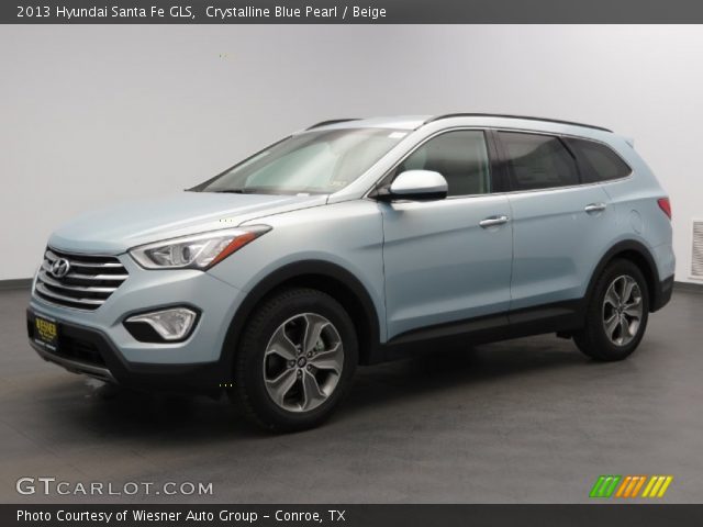 2013 Hyundai Santa Fe GLS in Crystalline Blue Pearl