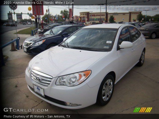 2010 Hyundai Elantra GLS in Nordic White