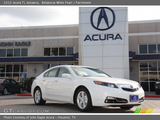 2013 Acura TL Advance in Bellanova White Pearl