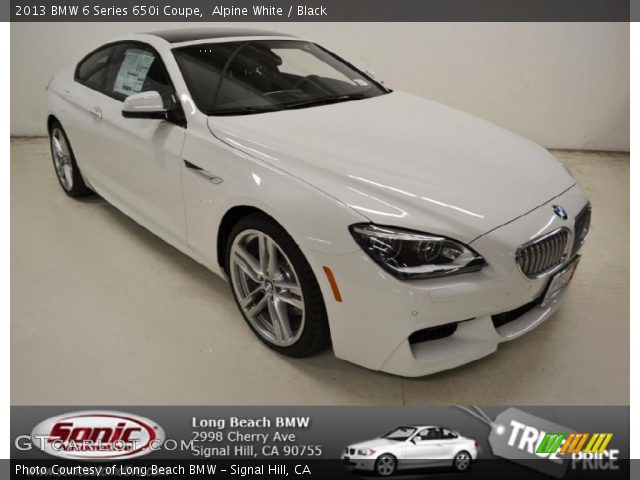2013 BMW 6 Series 650i Coupe in Alpine White